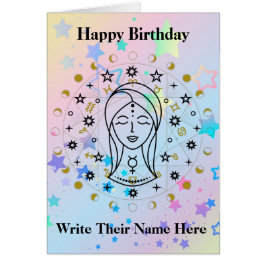 Virgo Astrology Birthday Kaart aug 23-sept 22