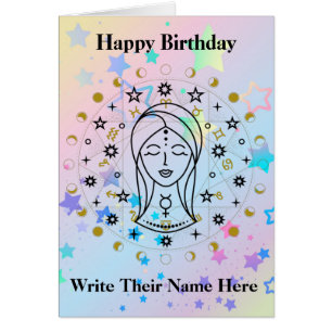 Virgo Astrology Birthday Kaart aug 23-sept 22