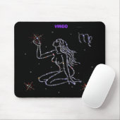Virgo Astrology Mousepad Muismat (Met muis)