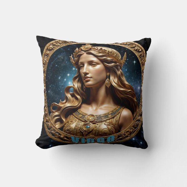 Virgo Astrology Sign Kussen (Voorkant)