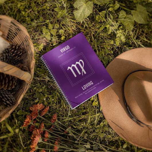 Virgo Astrology Sign Notitieboek