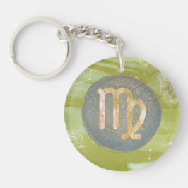 Virgo Astrology Zodiac Sleutelhanger – Sacred Simp