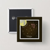 Virgo August 23 to September 23 Buttons (Voorkant /achterkant)