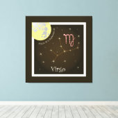 Virgo August 23 to September 23 Leinwand Canvas Afdruk (Insitu (Houten vloer))