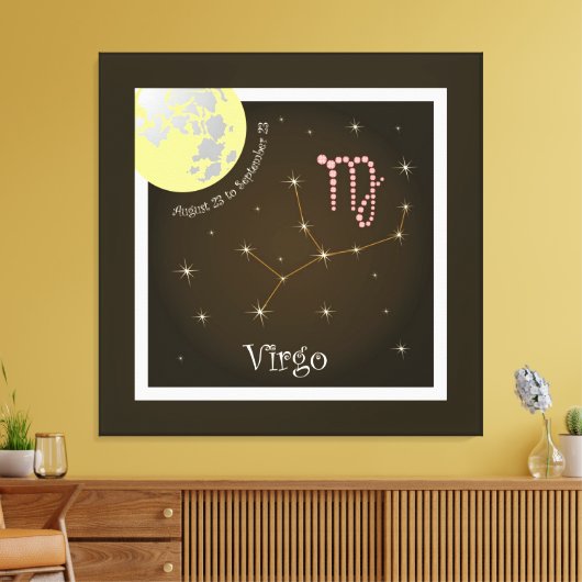 Virgo August 23 to September 23 Leinwand Canvas Afdruk (Insitu (Woonkamer))