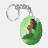 Virgo-augustus 23 t/m 23 september sleutelhanger (Voorkant Links)