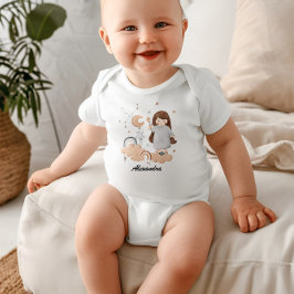 Virgo Baby: Virgo's Pure Celestial Personalized Romper
