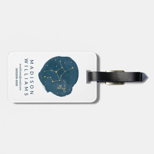 Virgo Bagagelabel (Achterkant horizontaal)