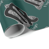 Virgo Birth Sign Celtic Knot Zodiapaper Cadeaupapier (Rol Hoek)