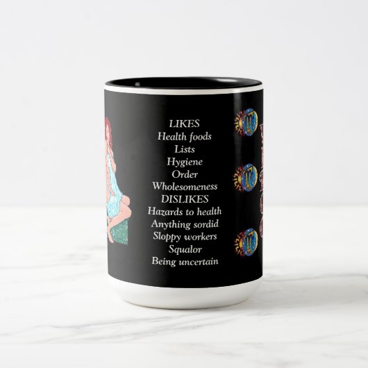 Virgo Birth Sign Zodiac Mok (Center)