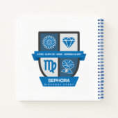 Virgo Birthday Crest™ for September 1-22 Notitieboek (Achterkant)