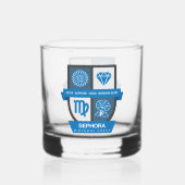 Virgo Birthday Crest™ for September 1-22 Whisky Glas (Voorkant)