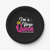 Virgo Birthday Queen Astrology August september Papieren Bordje (Voorkant)