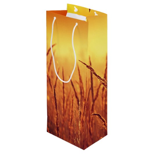 Virgo Birthday Wine Gift Bag Wijn Cadeautas (Achterkant Gekanteld)