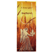 Virgo Birthday Wine Gift Bag Wijn Cadeautas (Voorkant)