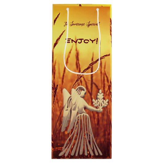 Virgo Birthday Wine Gift Bag Wijn Cadeautas (Voorkant)