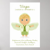 Virgo - Boy Horoscope Poster (Voorkant)