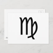 Virgo Briefkaart (Voorkant / Achterkant)