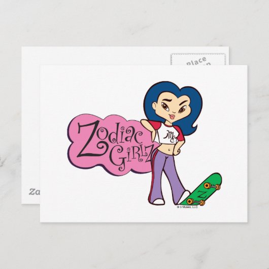 Virgo Briefkaart (Voorkant / Achterkant)