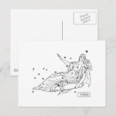Virgo Briefkaart (Voorkant / Achterkant)