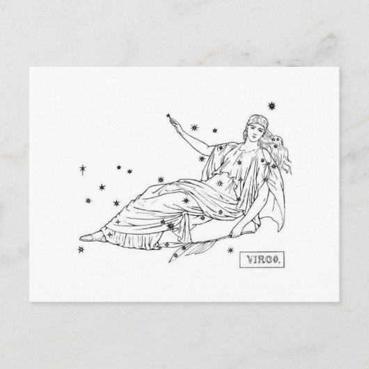 Virgo Briefkaart (Voorkant)