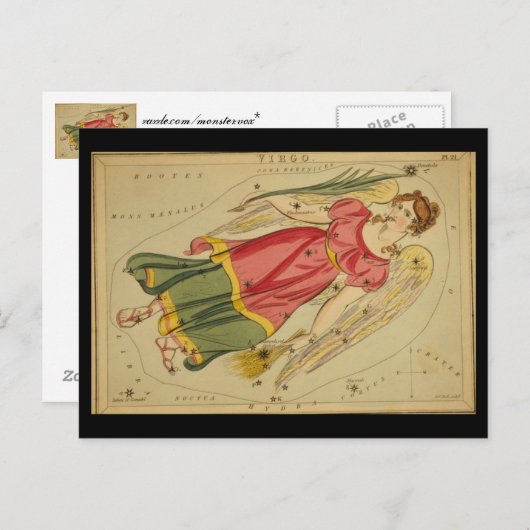 Virgo Briefkaart (Voorkant / Achterkant)