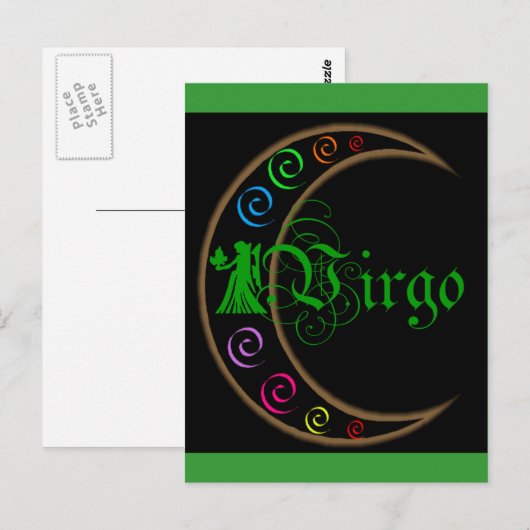 Virgo Briefkaart (Voorkant / Achterkant)