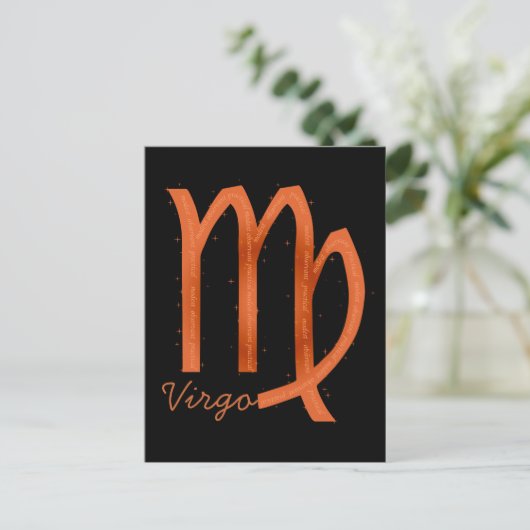 Virgo Briefkaart (Staand voorkant)