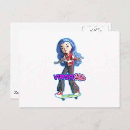 Virgo Briefkaart (Voorkant / Achterkant)