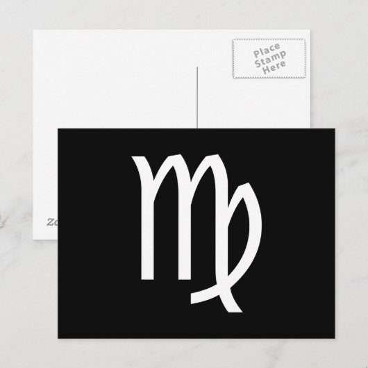 Virgo Briefkaart (Voorkant / Achterkant)