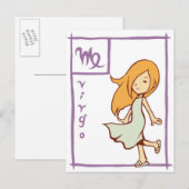 Virgo Briefkaart (Voorkant / Achterkant)