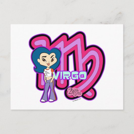 Virgo Briefkaart (Voorkant)