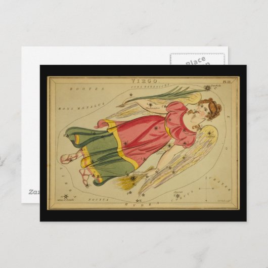 Virgo Briefkaart (Voorkant / Achterkant)