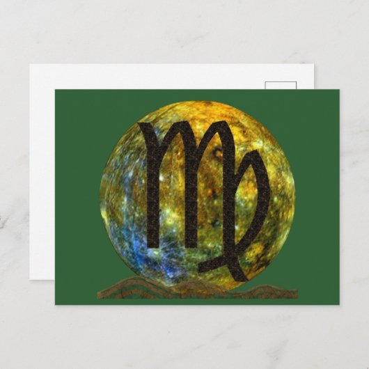 Virgo Briefkaart (Voorkant / Achterkant)