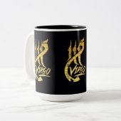 VIRGO BROOKLYN Mok met twee tonen, 15 oz (Voorkant links)