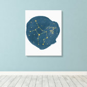 Virgo Canvas Afdruk (Insitu (Houten vloer))