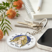 Virgo Capricorn Acrylic Keychain (Voorkant Rechts)