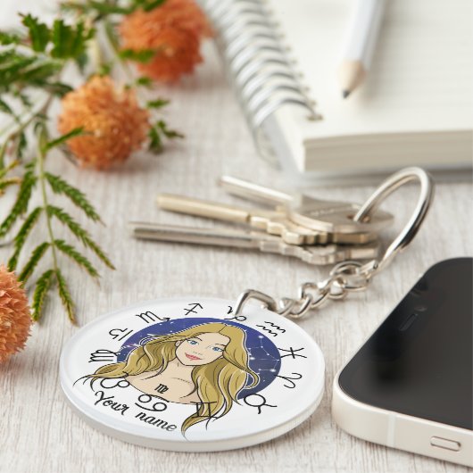 Virgo Capricorn Acrylic Keychain (Voorkant Rechts)