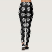 Virgo Cat (Stijl 1) Leggings (Achterkant)