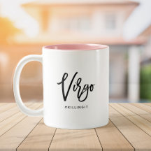 Virgo Chic Horoscoop Modern Script Zodiac Sign