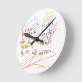 Virgo Child Astrology Zodiac Ronde Klok (Hoek)