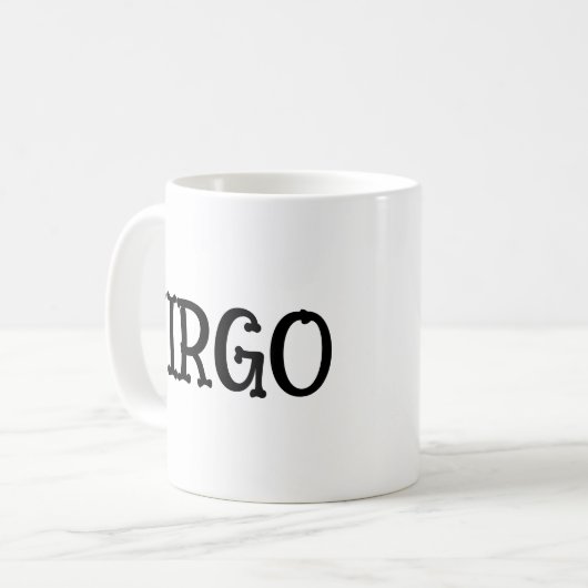 VIRGO COFFEE MUG KOFFIEMOK (Voorkant links)