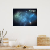 Virgo constellatie poster (Keuken)