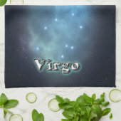 Virgo constellatie theedoek (Gevouwen)