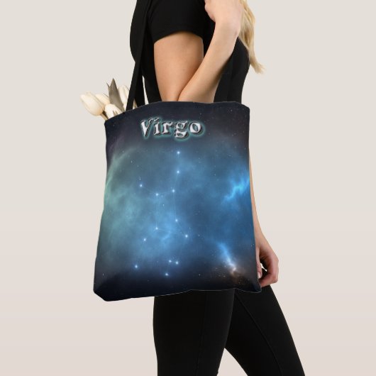 Virgo constellatie tote bag (Dichtbij)