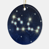 Virgo Constellation | Aangepaste naam Keramisch Ornament (Links)