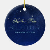 Virgo Constellation | Aangepaste naam Keramisch Ornament (Achterkant)