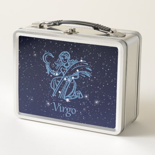 Virgo Constellation and Zodiac Sign with Stars (Voorkant)