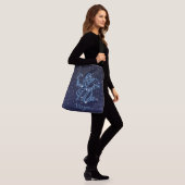 Virgo Constellation and Zodiac Sign with Stars Crossbody Tas (Op model)