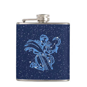 Virgo Constellation and Zodiac Sign with Stars Heupfles